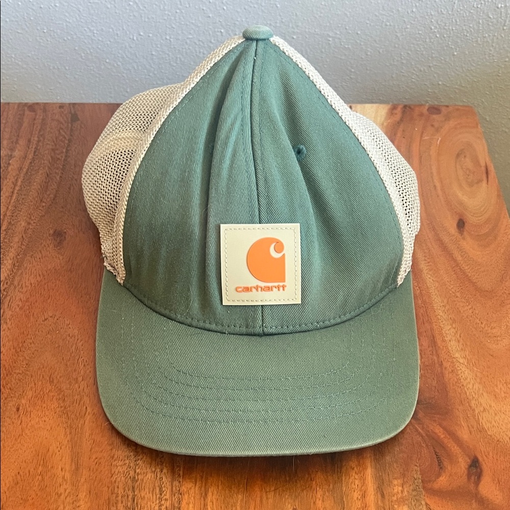 Carhartt Sage and Beige Mesh Cap